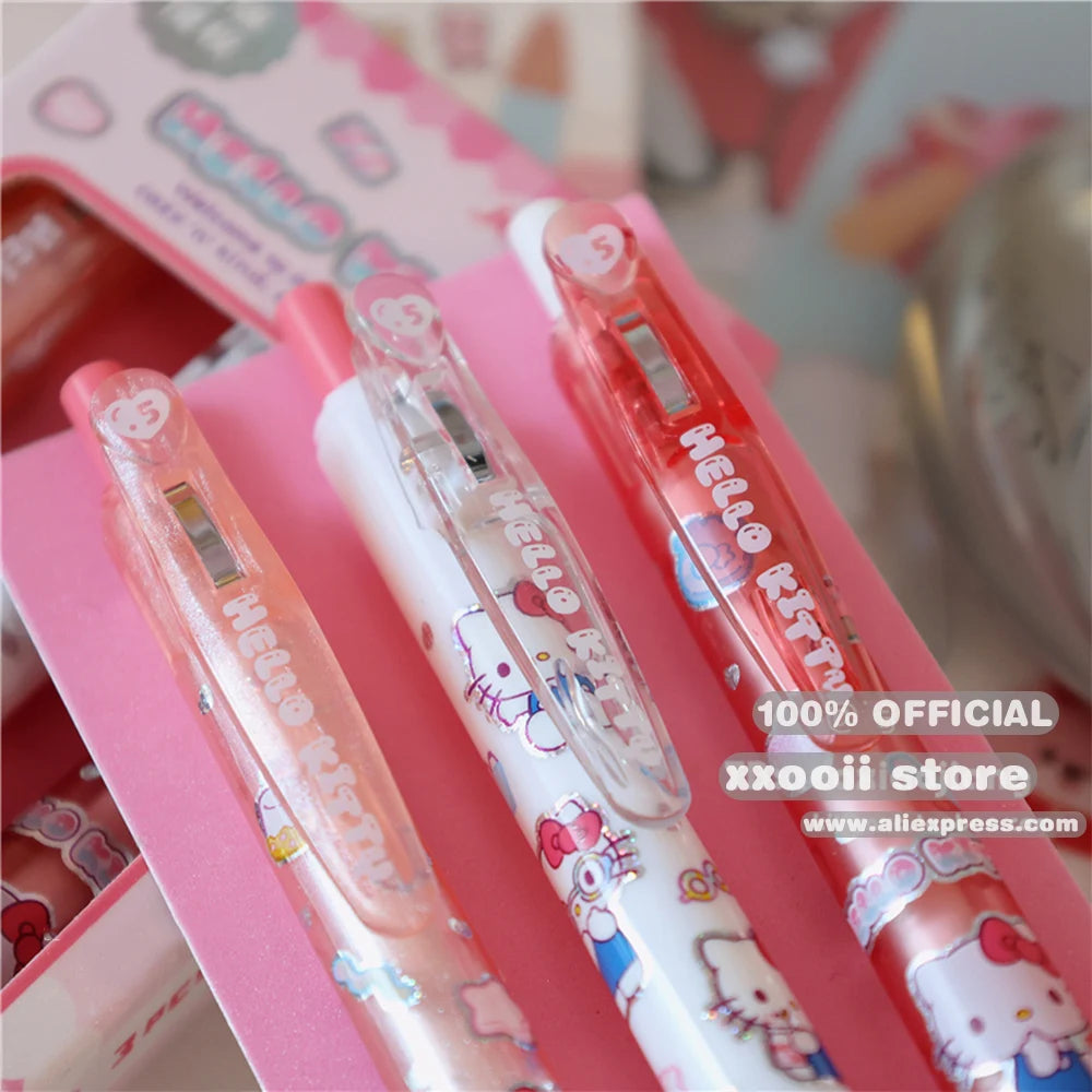 Sanrio Character 0.5mm Gel Pens – 3-Piece Set
