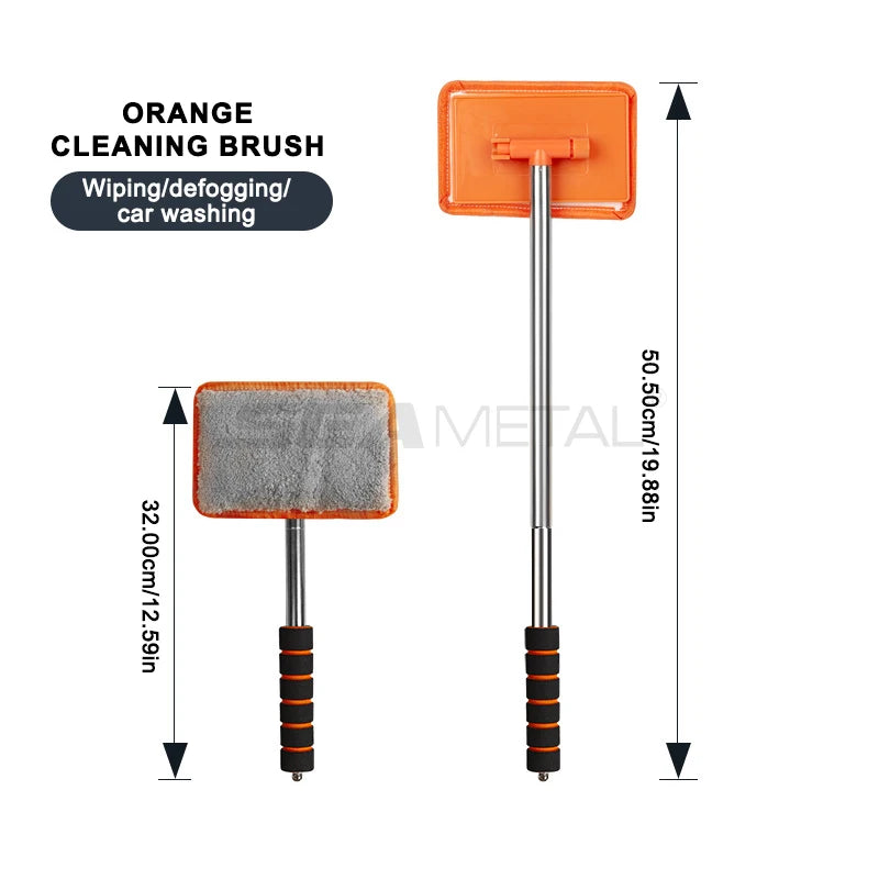 Car Windshield Cleaning Brush – Telescopic Long Handle Glass Cleaner