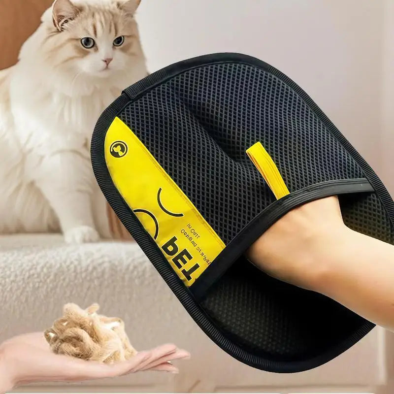 Electric Pet Hair Remover Glove – Reusable Grooming Glove for Cats & Dogs