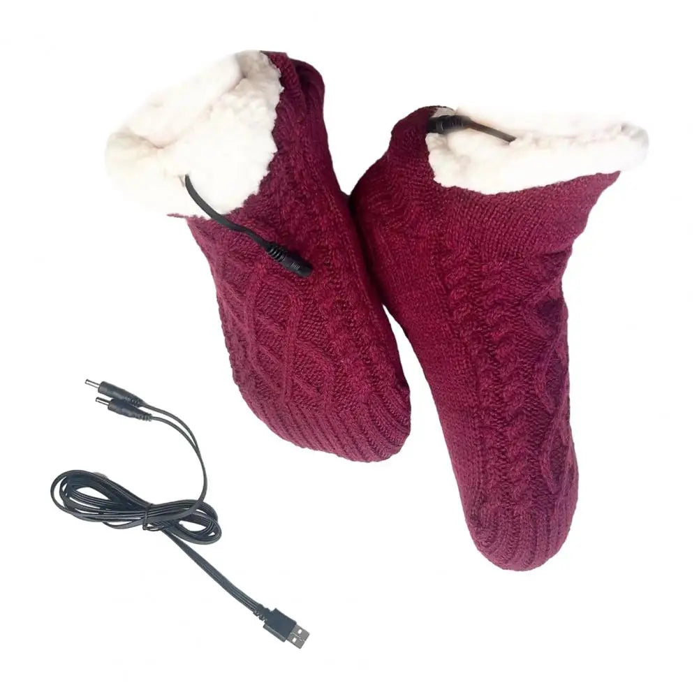 USB Heated Socks – Electric Warm Winter Thermal Socks