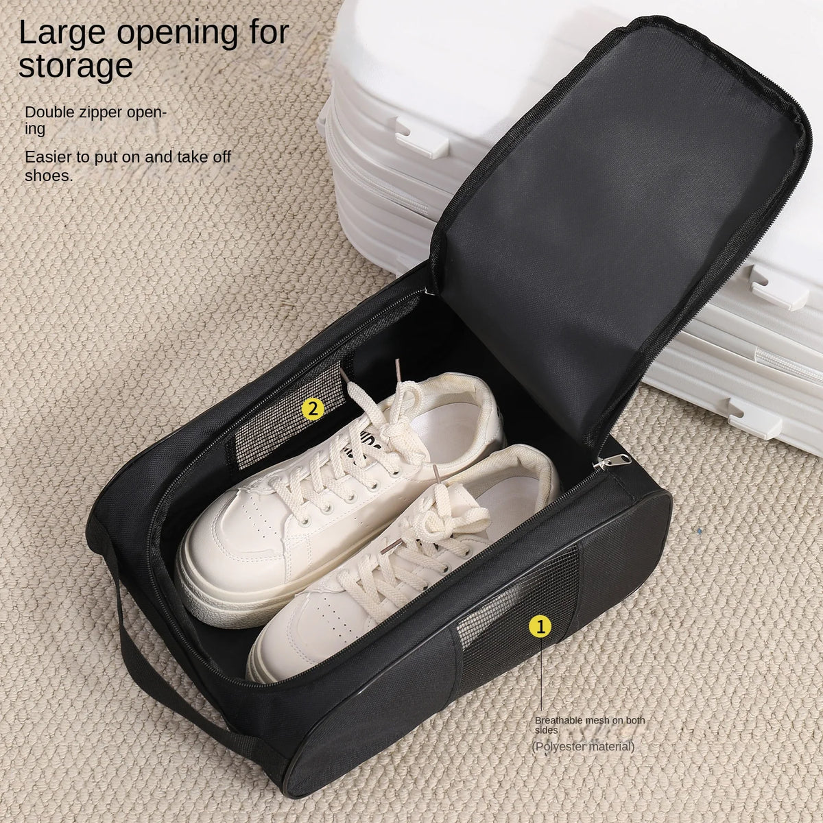 Portable Shoe Storage & Travel Carry Bag