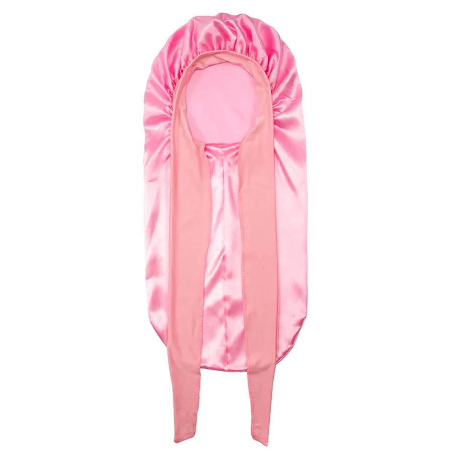 Women's Extra Long Satin Hair Bonnet – Elastic Sleep Cap