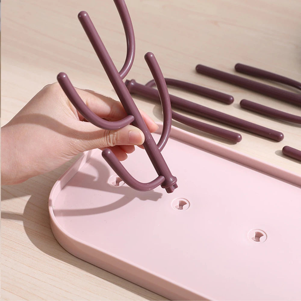 Tree-Shaped Bottle & Cup Drying Rack