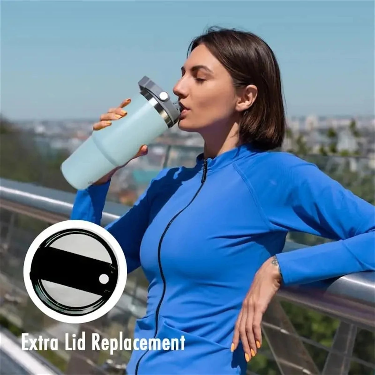 Stainless Steel Insulated Tumbler with Handle