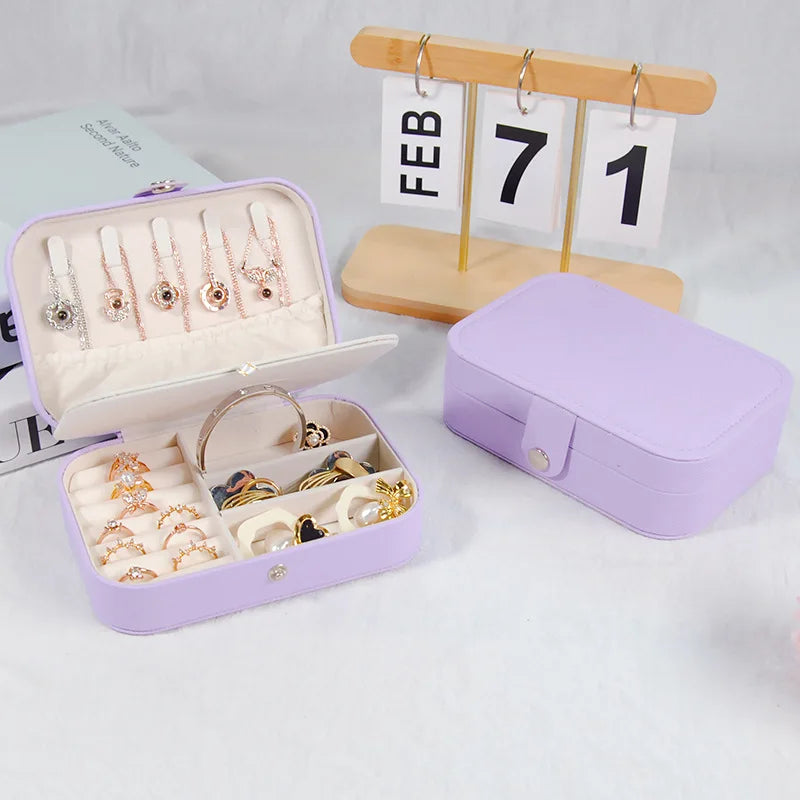 Clear Lid Jewelry Organizer & Storage Box