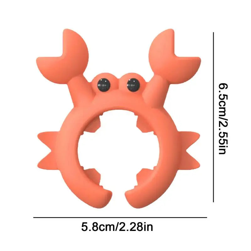Crab Shaped Silicone Spoon Rest – Cute Kitchen Utensil Holder