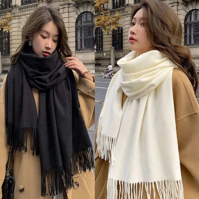 Women's Elegant Winter Scarf – Soft Warm Long Shawl