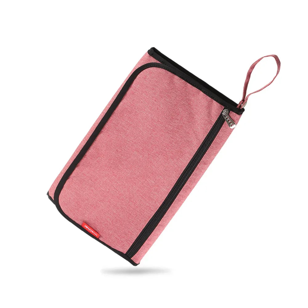 2-in-1 Portable Baby Changing Mat – Waterproof Foldable Diaper Changing Pad