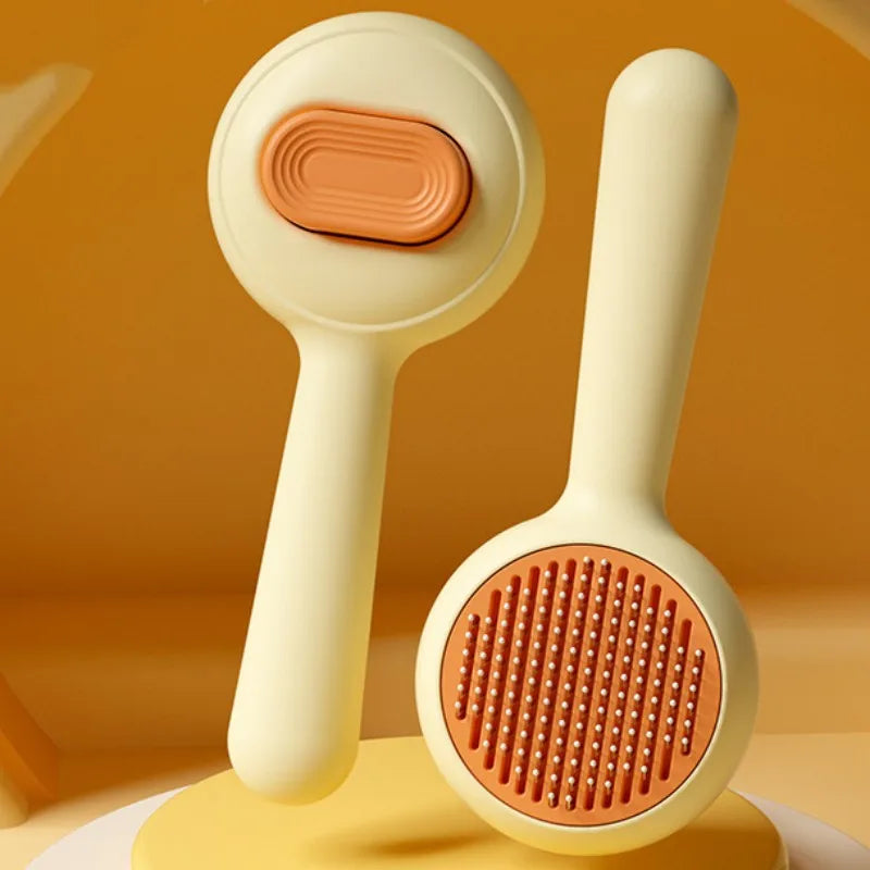 Self Cleaning Cat Brush – Pet Hair Removal Grooming Comb