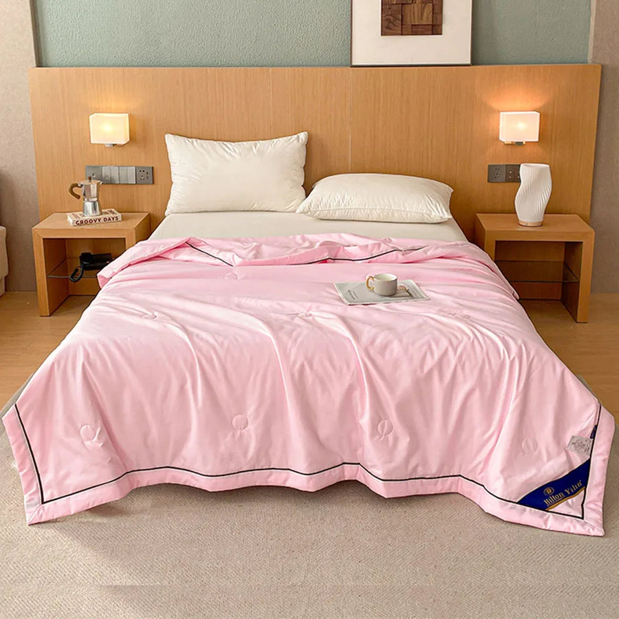 Soft Cotton Soybean Air Conditioning Blanket for Bed & Sofa