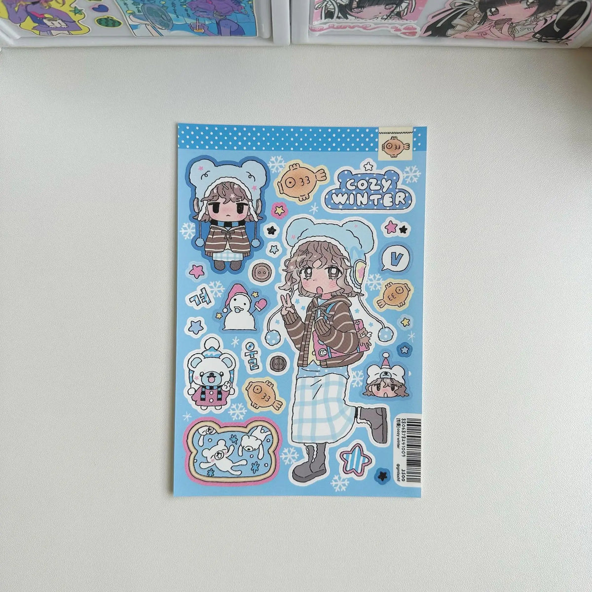 Cute Korean Cartoon Character Decorative Stickers