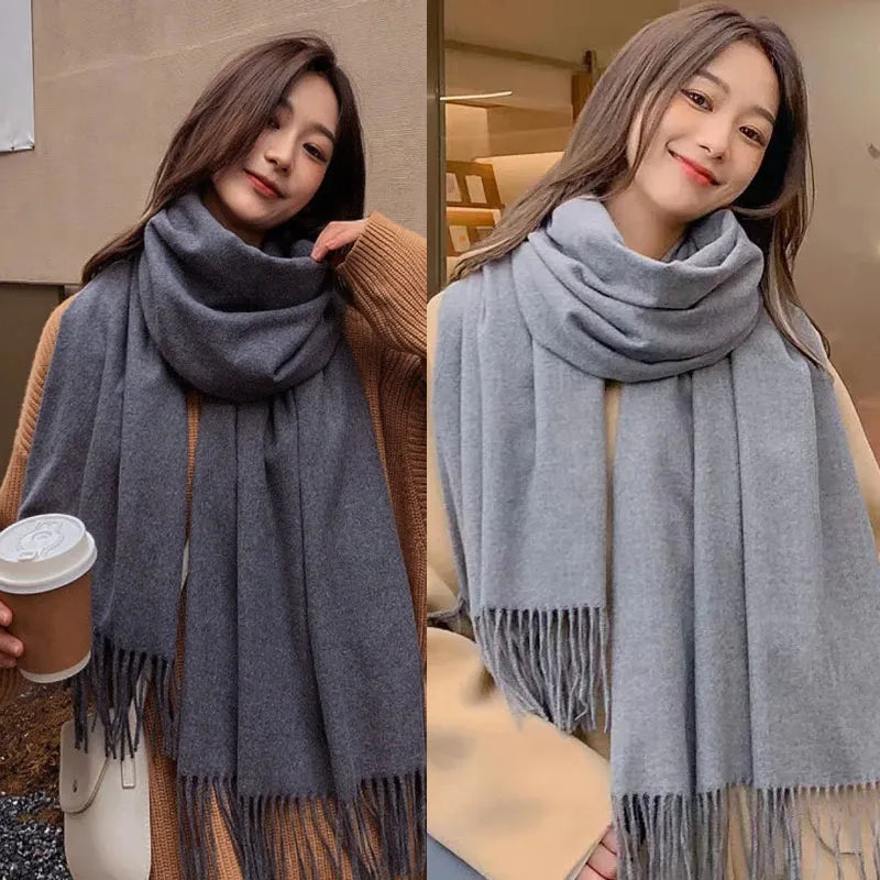 Women's Elegant Winter Scarf – Soft Warm Long Shawl