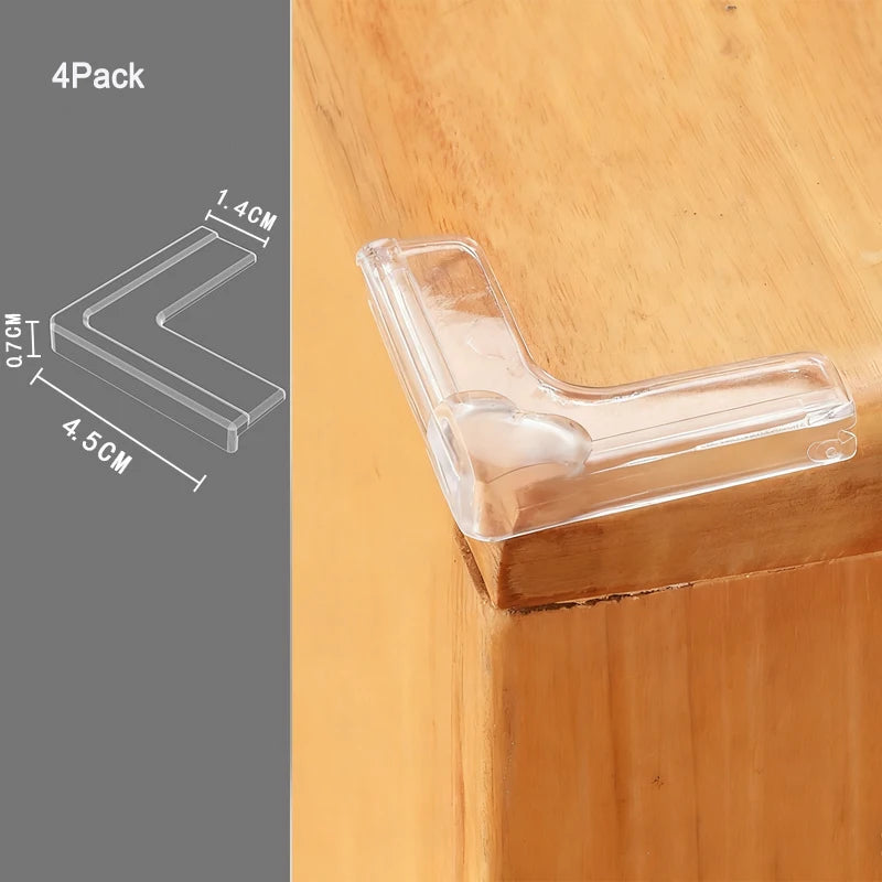 Baby Safety Corner Protectors – Clear Furniture Edge Guards