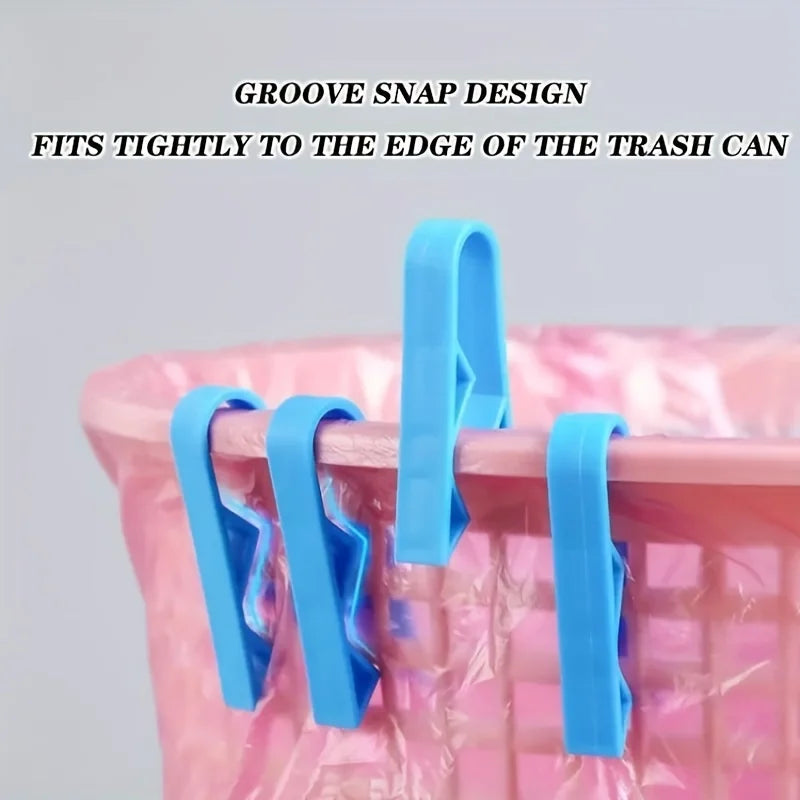 Trash Bag Holder Clips – Non-Slip Garbage Bin Clips