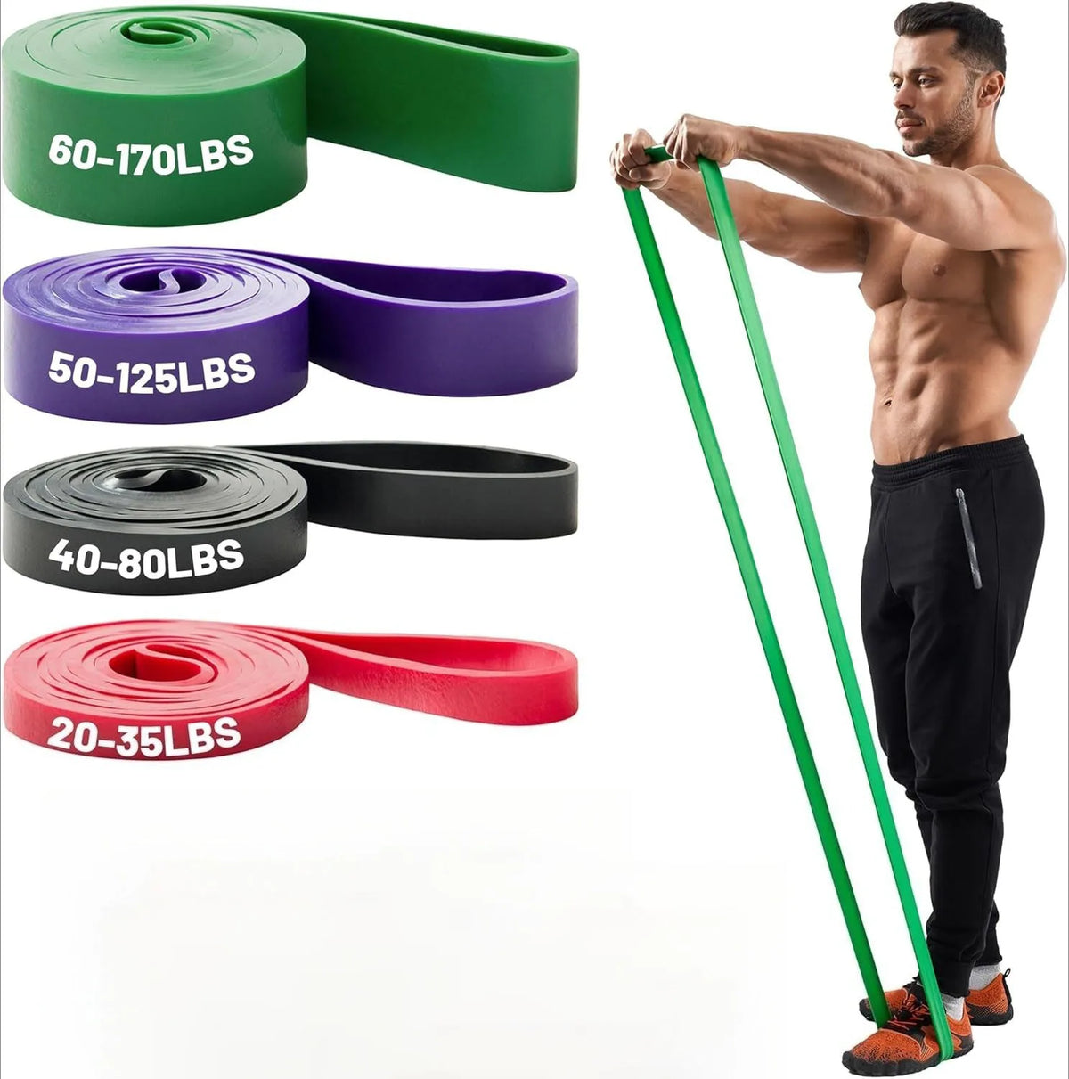 Resistance Bands for Pull-Up Assistance – Strength Training & Home Gym