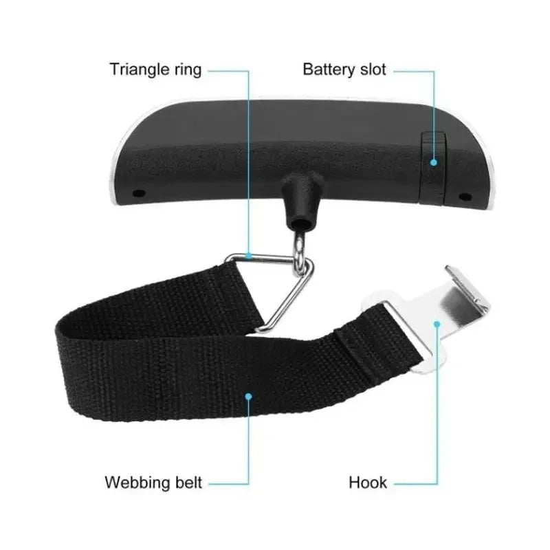 Portable Digital Luggage Scale 110lb/50kg with LCD Display
