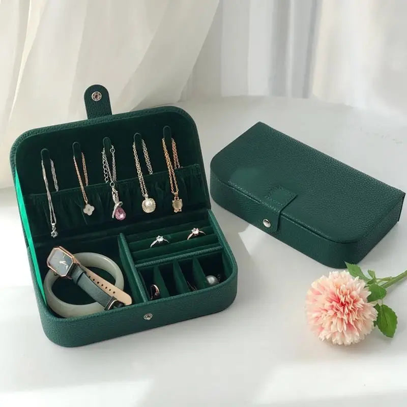 Portable Travel Jewelry Organizer Case