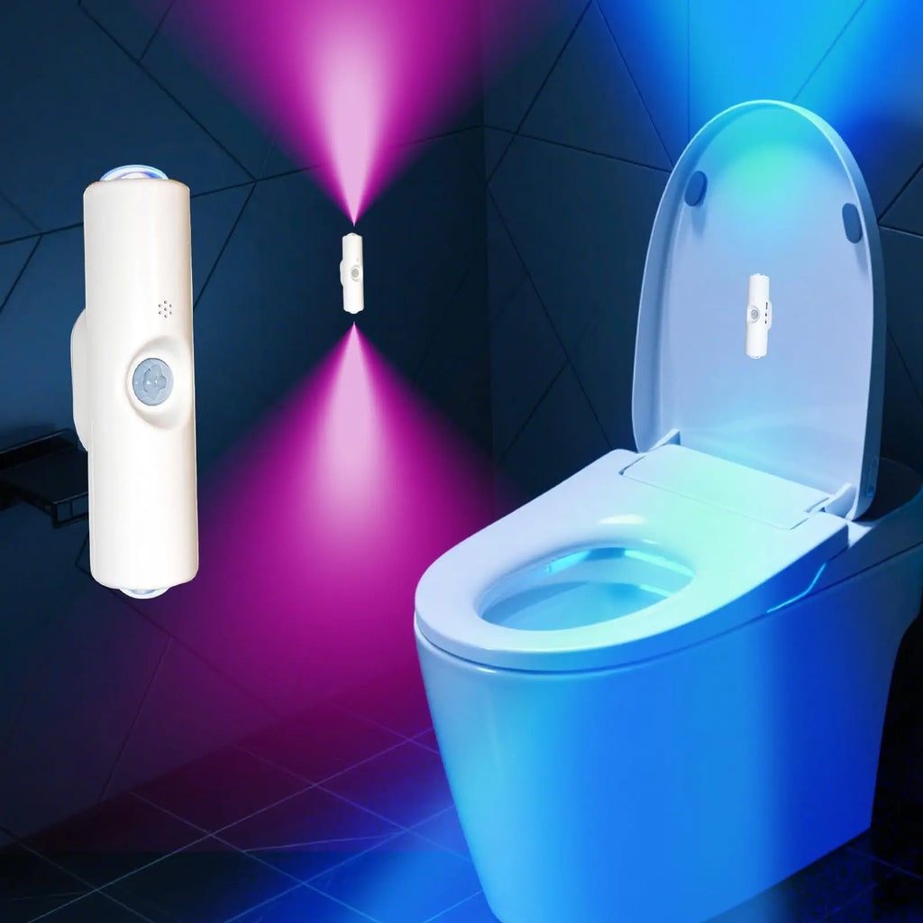 Rechargeable Motion Sensor LED Night Light – 7-Color Wireless Wall Lamp