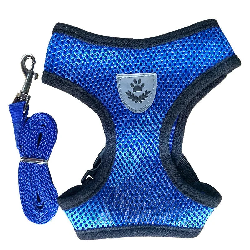 Adjustable Cat Harness and Leash Set