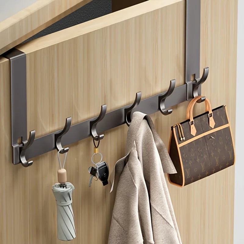 Wall Mounted Metal Hooks for Coats, Bags & Hats