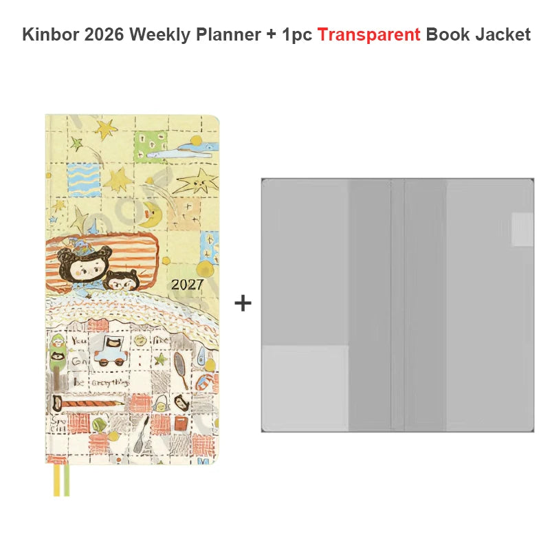 2027 Weekly Planner Notebook – Cute A5 Daily Agenda & Organizer