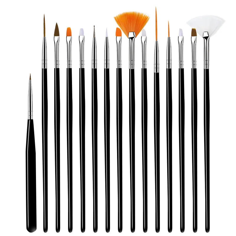 5–20PCS Nail Art Brush Set for Detailed Nail Designs