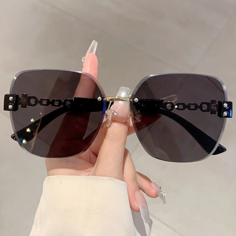 Women's Oversized Gradient Sunglasses