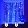 Christmas USB LED Curtain Fairy Lights – 8 Modes Holiday Window Decor