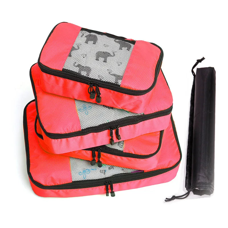 Travel Compression Packing Cubes – Luggage Organizer Bags