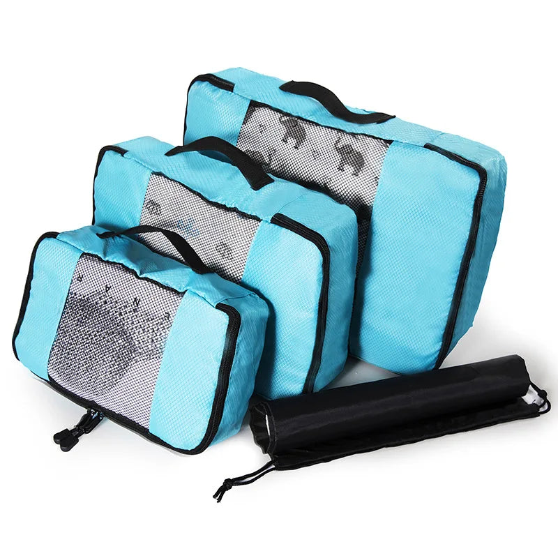 Travel Compression Packing Cubes – Luggage Organizer Bags