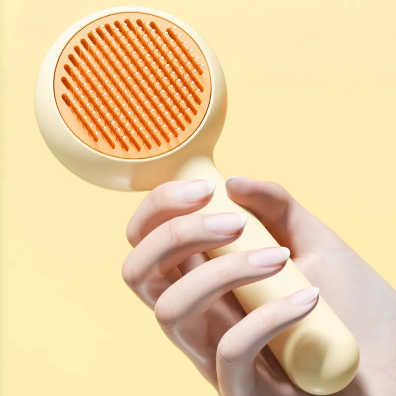 Self Cleaning Cat Brush – Pet Hair Removal Grooming Comb