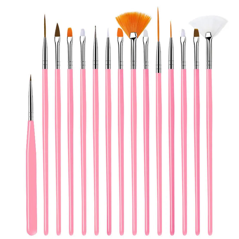 5–20PCS Nail Art Brush Set for Detailed Nail Designs