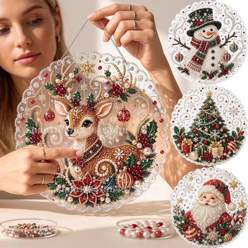 Christmas 5D Diamond Painting Kit – Religious DIY Wall Art
