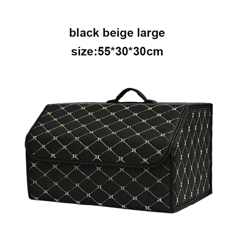 Large Capacity Car Trunk Organizer – Foldable Storage Box