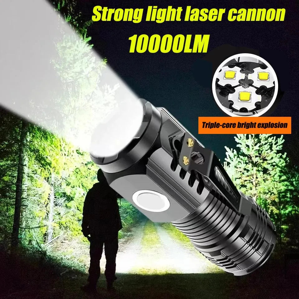 Rechargeable LED Flashlight with Strong Light