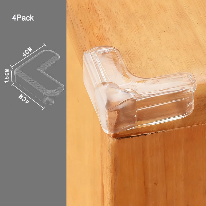 Baby Safety Corner Protectors – Clear Furniture Edge Guards