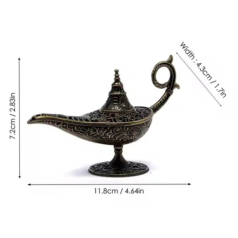 Antique Style Metal Incense Burner Lamp