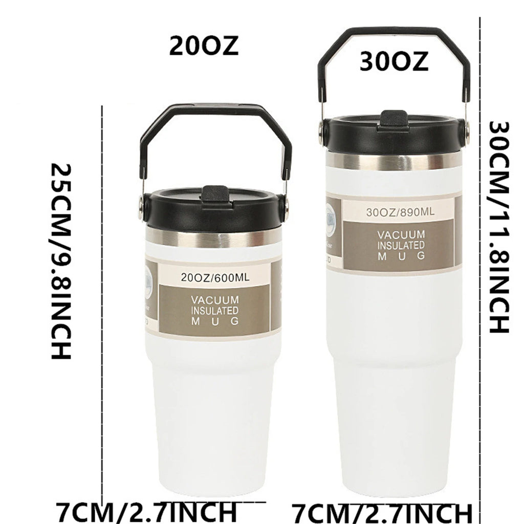 Stainless Steel Insulated Tumbler with Handle