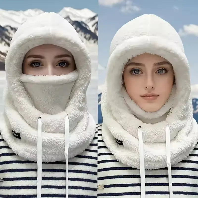 Women's Warm Thermal Balaclava – Windproof Winter Ski Hood