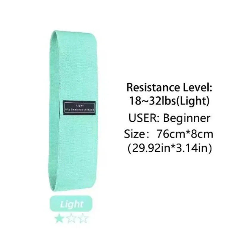 Fabric Resistance Bands for Legs & Glutes – Non-Slip Workout Bands