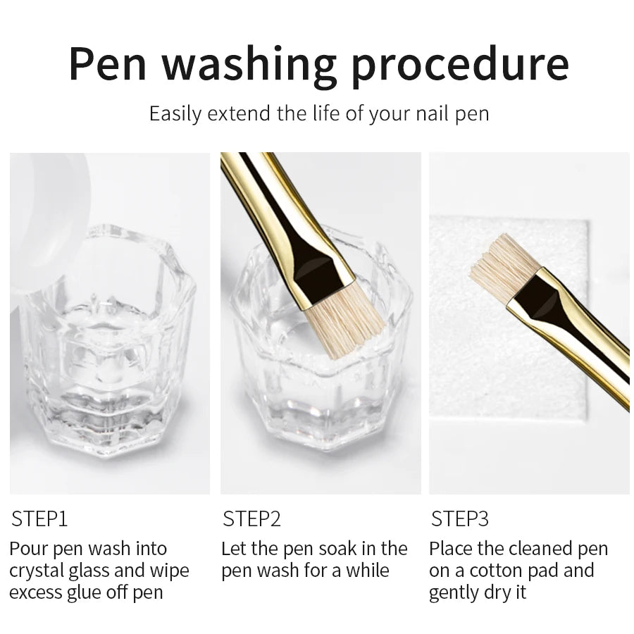 Multifunctional Nail Art Liner & Detail Brush Set