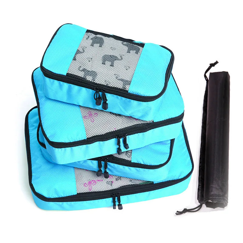 Travel Compression Packing Cubes – Luggage Organizer Bags