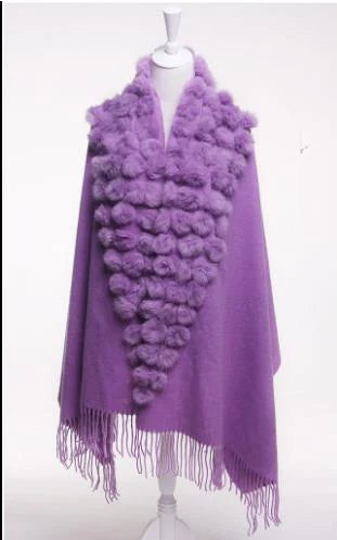 Women's 100% Wool Winter Scarf – Warm Elegant Shawl
