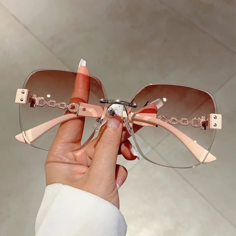 Women's Oversized Gradient Sunglasses