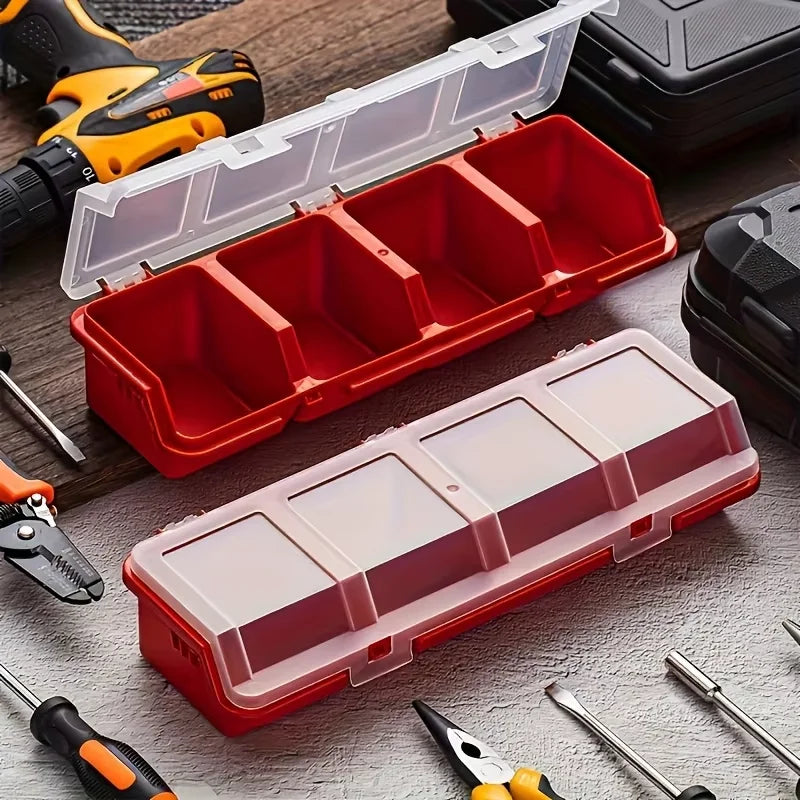 Multi-Compartment Organizer Box – Small Parts & Screw Storage Case