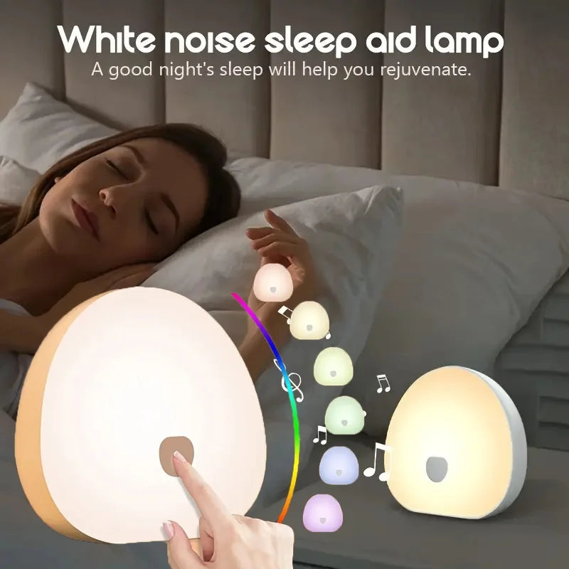 7-Color Portable Night Light – Soothing Ambient LED Lamp