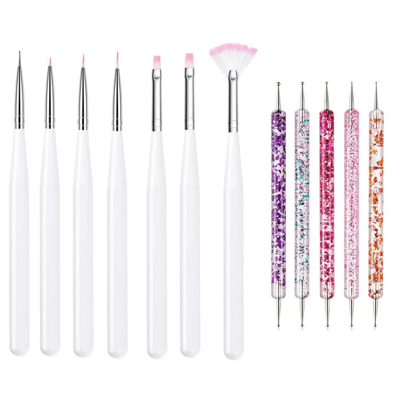5–20PCS Nail Art Brush Set for Detailed Nail Designs