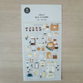 Korean Style Coffee Decorative Stickers for Journaling