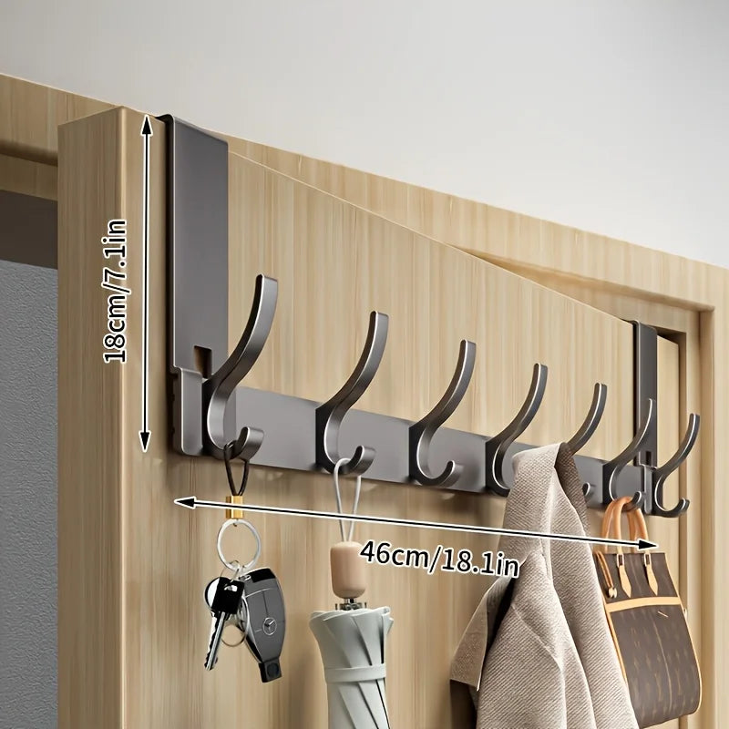 Wall Mounted Metal Hooks for Coats, Bags & Hats