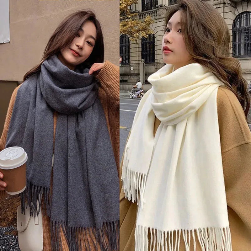 Women's Elegant Winter Scarf – Soft Warm Long Shawl
